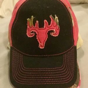 Ladies Buck Wear Pink Camo Hat